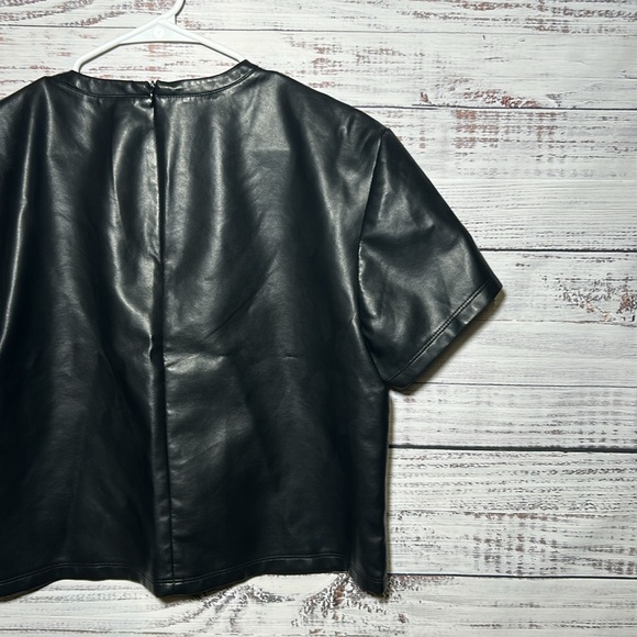 Bagatelle Black Boxy Crop Top Large - Picture 12 of 13